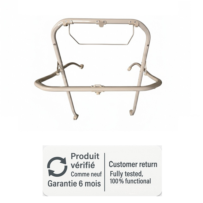 Structure métallique et roulettes (châssis) pour le meuble à langer Foppapedretti Bath&co (pièce détachée seule), Retour client.