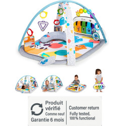 Hudební podložka Baby Einstein Kickin' Tunes s nožičkami pro klavír a obloukem na hraní