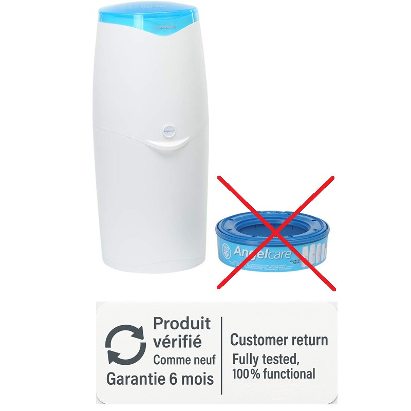 Foppapedretti Maialino Design-Windeleimer, weiß, mit hermetischem Verschlusssystem