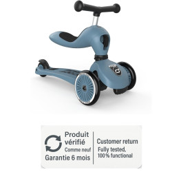 Skuter Scoot & Ride Highwaykick 1 2-v-1 v položaju nosilca in skuterja