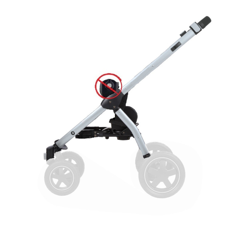 Telaio solo per passeggino Stella Bébé Confort, venduto senza ruote né accessori.