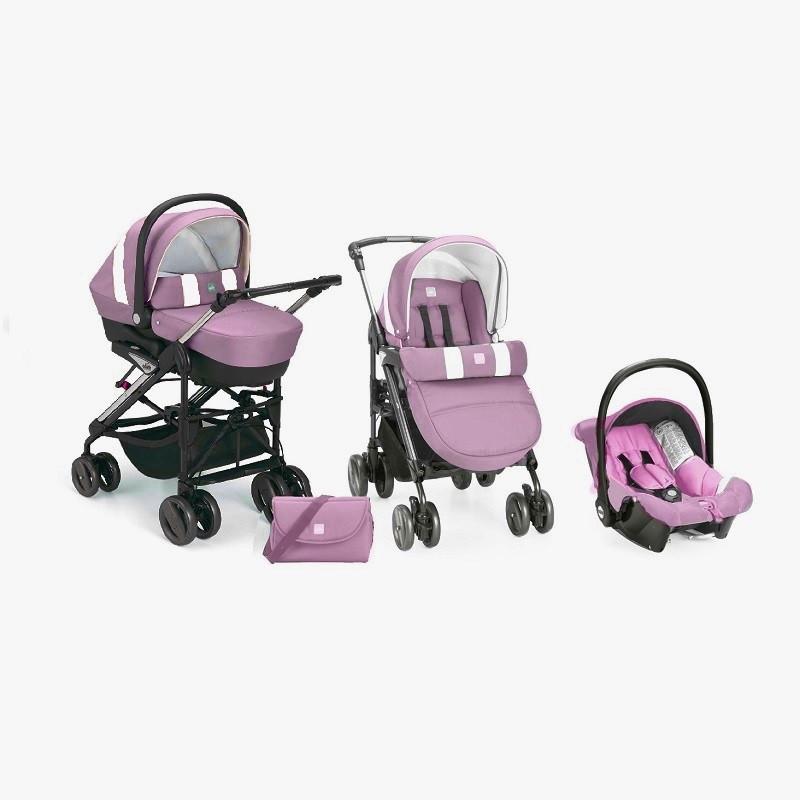 Trio 3 in 1 Cam Tris Violet Kinderwagen